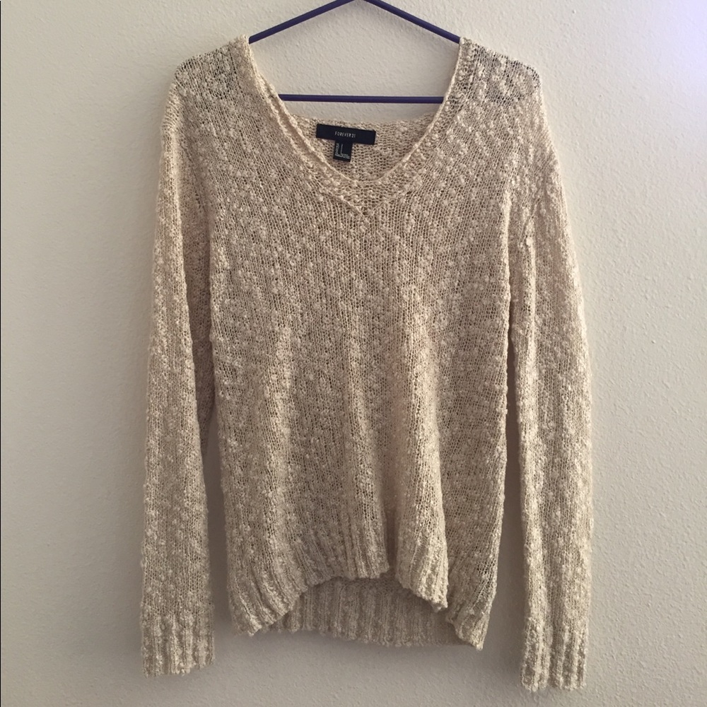 Hooded Raw Sweater